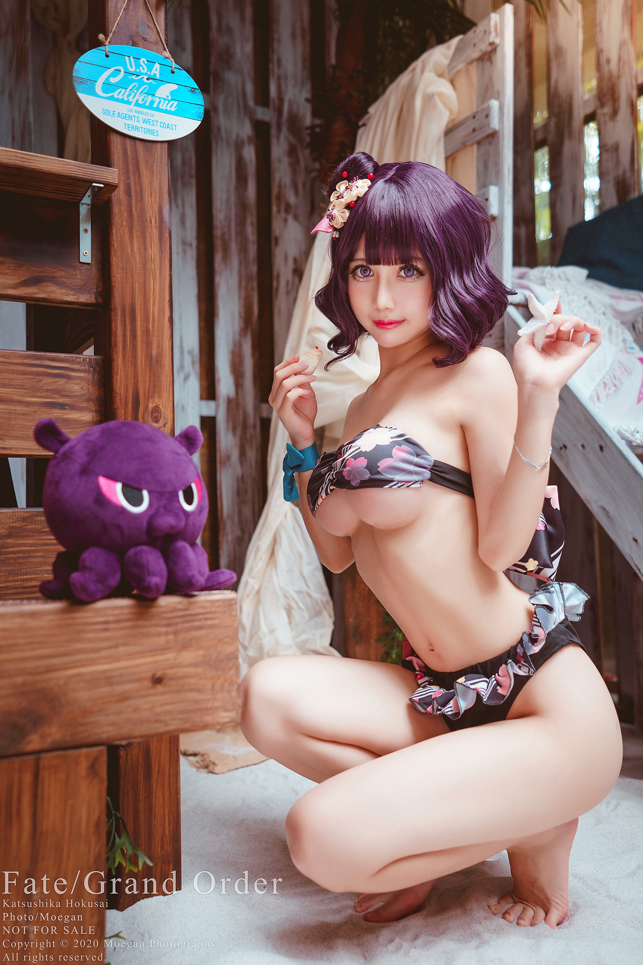 图片[1]-沖田凜花Rinka – NO.060 FateGrand Order葛飾北斎水着ver[14P]-XikXak
